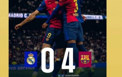 星空体育娱乐-皇马球迷沮丧，巴萨豪取关键胜利